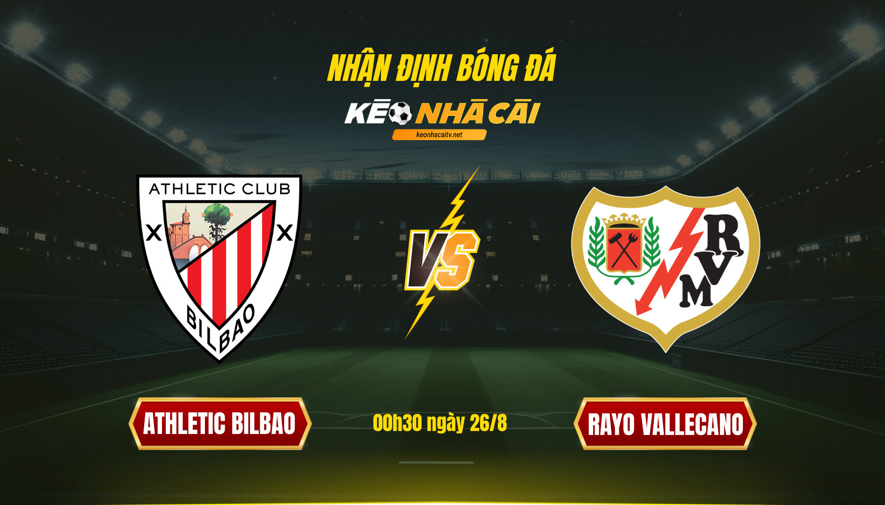 Nhận định Bóng đá Keonhacaitv Athletic Bilbao Vs Rayo Vallecano