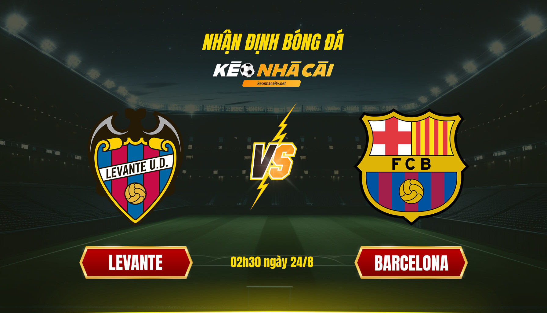Nhận định Bóng đá Keonhacai Levante Vs Barcelona
