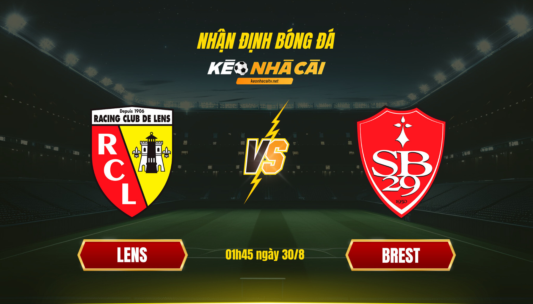 Soi kèo nhà cái - Lens vs Brest - 01h45 ngày 30_8