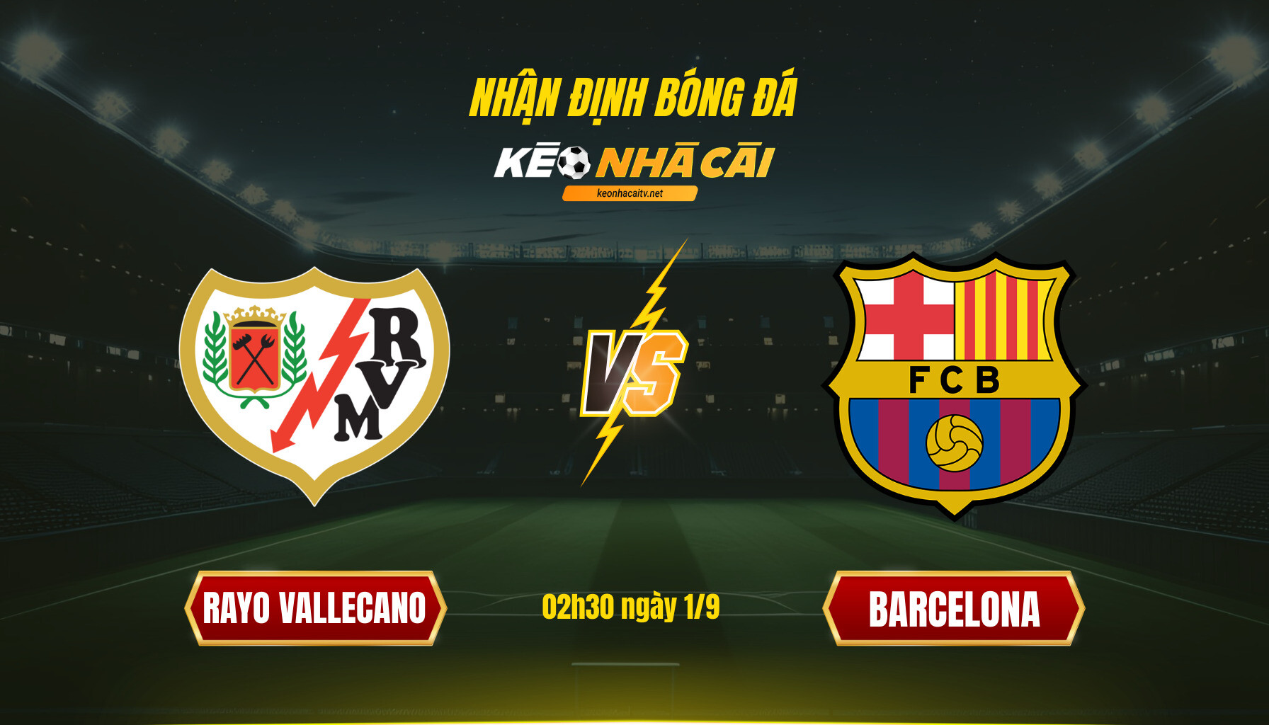 Soi kèo nhà cái - Rayo Vallecano vs Barcelona - 02h30 ngày 1_9