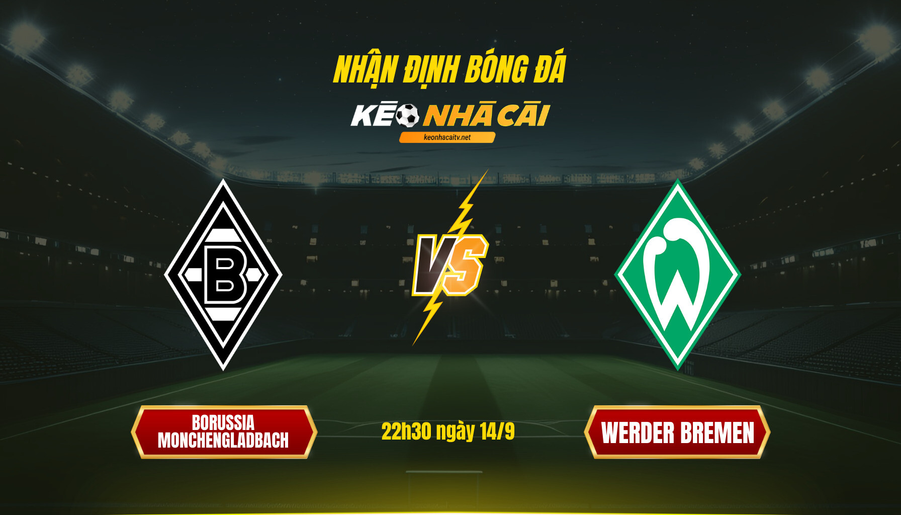 Soi Kèo Nhà Cái Borussia Monchengladbach Vs Werder Bremen 22h30 Ngày 14 9
