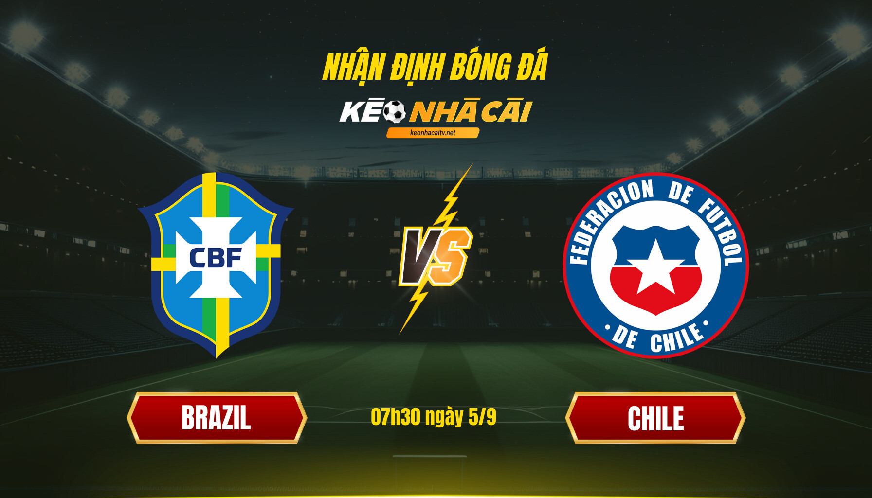 Soi kèo nhà cái - Brazil vs Chile - 07h30 ngày 5_9