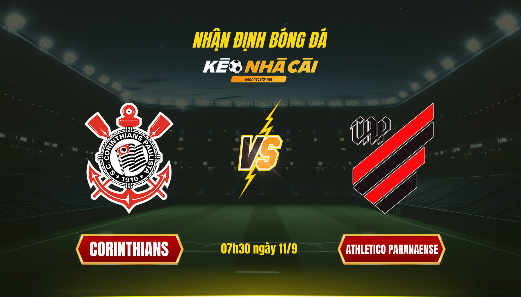 Soi Kèo Nhà Cái Corinthians Vs Athletico Paranaense 07h30 Ngày 11 9