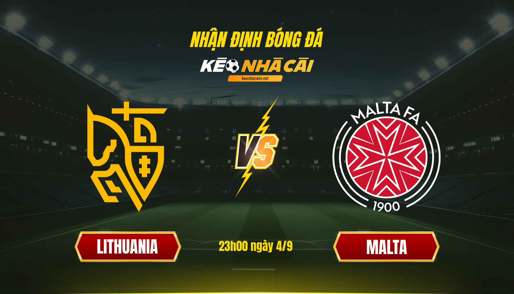 Soi kèo nhà cái - Lithuania vs Malta - 23h00 ngày 4_9